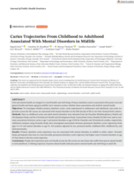 Caries Trajectories From Childhood to Adulthood Associated With Mental Disorders in Midlife
