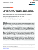 The Impact of Alpha‐Neurofeedback Training on Gastric Slow Wave Activity and Heart Rate Variability in Humans