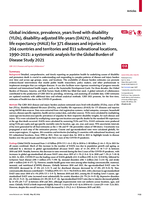 Global incidence, prevalence, years lived with disability (YLDs), disability-adjusted life-years (DALYs), and healthy life expectancy (HALE) for 371 diseases and injuries in 204 countries and territories and 811 subnational locations, 1990–2021: a systematic analysis for the Global Burden of Disease Study 2021