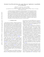 Stochastic Gross-Pitaevskii theory for a spin-1 Bose gas: Application to superfluidity in two dimensions