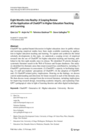 Eight Months into Reality: A Scoping Review of the Application of ChatGPT in Higher Education Teaching and Learning