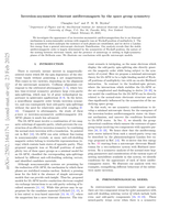 Inversion-asymmetric itinerant antiferromagnets by the space group symmetry