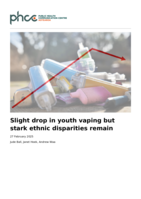 Slight drop in youth vaping but stark ethnic disparities remain