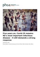 Five years on, Covid-19 remains NZ's most important infectious disease – it still demands a strong response
