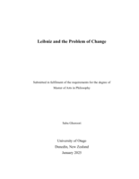 Leibniz and the Problem of Change