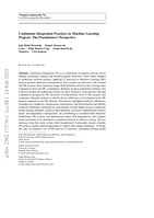 Continuous Integration Practices in Machine Learning Projects: The Practitioners` Perspective