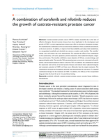 A combination of sorafenib and nilotinib reduces the growth of castrate-resistant prostate cancer
