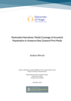 Restorative Narratives: Media Coverage of Ancestral Repatriation in Aotearoa New Zealand Print Media