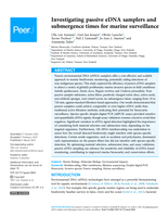 Investigating passive eDNA samplers and submergence times for marine surveillance