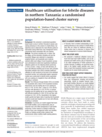 Healthcare utilisation for febrile diseases in northern Tanzania: a randomised population-based cluster survey