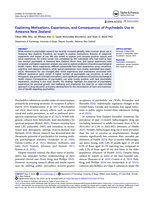 Exploring Motivations, Experiences, and Consequences of Psychedelic Use in Aotearoa New Zealand