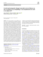 Growth and ontogenetic change in juvenile crown-of-thorns sea star (Acanthaster sp.) morphology: Can morphometrics be used as an aging tool?