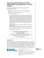 Expression and Purification of SARS-related Spike Glycoproteins for Cryo-EM Analysis
