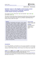 Systemic issues in the English social housing sector: mapping interconnected challenges faced by London-based housing associations