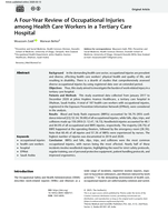 A Four-Year Review of Occupational Injuries among Health Care Workers in a Tertiary Care Hospital