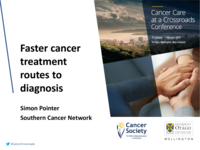 Faster cancer treatment routes to diagnosis