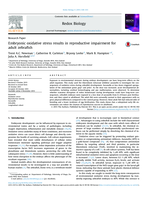 Embryonic oxidative stress results in reproductive impairment for adult zebrafish