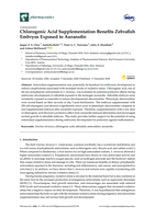 Chlorogenic Acid Supplementation Benefits Zebrafish Embryos Exposed to Auranofin