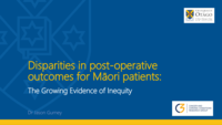 Disparities in post-operative outcomes for Māori patients: the growing evidence of inequity