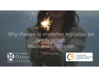 Why changes to smokefree legislation are deadly serious: Māori and lung cancer