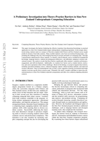 A Preliminary Investigation into Theory-Practice Barriers in Sino-New Zealand Undergraduate Computing Education