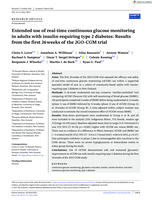 Extended use of real-time continuous glucose monitoring in adults with insulin-requiring type 2 diabetes: Results from the first 26 weeks of the 2GO-CGM trial
