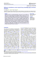 Molluscan microbiomes: current research focus, knowledge gaps, and future directions