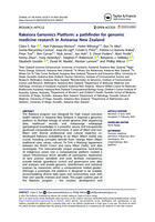 Rakeiora Genomics Platform: a pathfinder for genomic medicine research in Aotearoa New Zealand