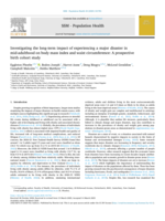 Investigating the long-term impact of experiencing a major disaster in mid-adulthood on body mass index and waist circumference: a prospective birth cohort study