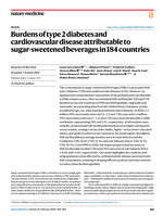 Burdens of type 2 diabetes and cardiovascular disease attributable to sugar-sweetened beverages in 184 countries