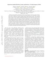 Quantum-enabled Rydberg atomic polarimetry of radio-frequency fields