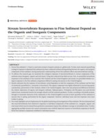 Stream Invertebrate Responses to Fine Sediment Depend on the Organic and Inorganic Components