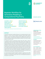 Bayesian Workflow for Generative Modeling in Computational Psychiatry