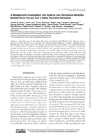 A Metagenomic Investigation into Apteryx rowi Dermatosis Identifies Multiple Novel Viruses and a Highly Abundant Nematode