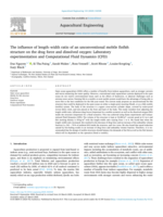 The influence of length–width ratio of an unconventional mobile finfish structure on the drag force and dissolved oxygen: Laboratory experimentation and Computational Fluid Dynamics (CFD)
