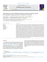 Placemaking for tenant wellbeing: exploring the decision-making of public and community housing providers in Aotearoa New Zealand