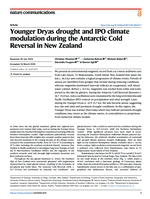 Younger Dryas drought and IPO climate modulation during the Antarctic Cold Reversal in New Zealand