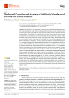 Mechanical Properties and Accuracy of Additively Manufactured Silicone Soft Tissue Materials
