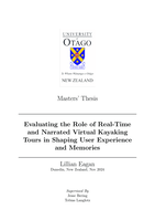Evaluating the Role of Real-Time and Narrated Virtual Kayaking Tours in Shaping User Experience and Memories