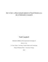 Jaw is law: a rhizo-textual analysis of incel forums as a site of alternative research