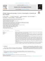 Climate change and neurology: A survey of neurologists in Australia and New Zealand