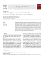 Complex hunter-gatherers and first farmers in southern China