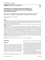 Navigating pain and appetite challenges in palliative care for pancreatic cancer: insights from a national, longitudinal consecutive cohort study