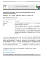 Mild and moderate traumatic brain injury: Screening, documentation, and referral to concussion services