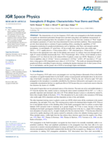 Ionospheric D Region: Characteristics Near Dawn and Dusk