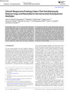 Stimuli‐Responsive Prodrug Linkers that Simultaneously Release Cargo and Neutralize in situ Generated (Aza)Quinone Methides