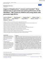 Impact of Simplera Sync™ sensors and Extended™ Wear Infusion Sets on glycaemia and system performance of the MiniMed™ 780G system in children and young adults with previously high HbA1c