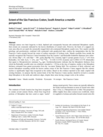 Extent of the São Francisco Craton, South America: a mantle perspective