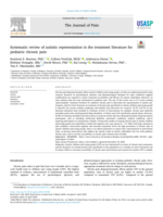 Systematic review of autistic representation in the treatment literature for pediatric chronic pain