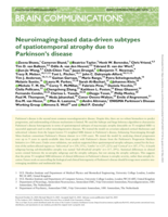 Neuroimaging-based data-driven subtypes of spatiotemporal atrophy due to Parkinson’s disease